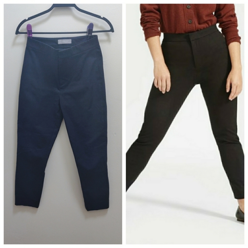 Everlane | The Fixed-Waist Stretch Cotton Pant | Black | Size 2